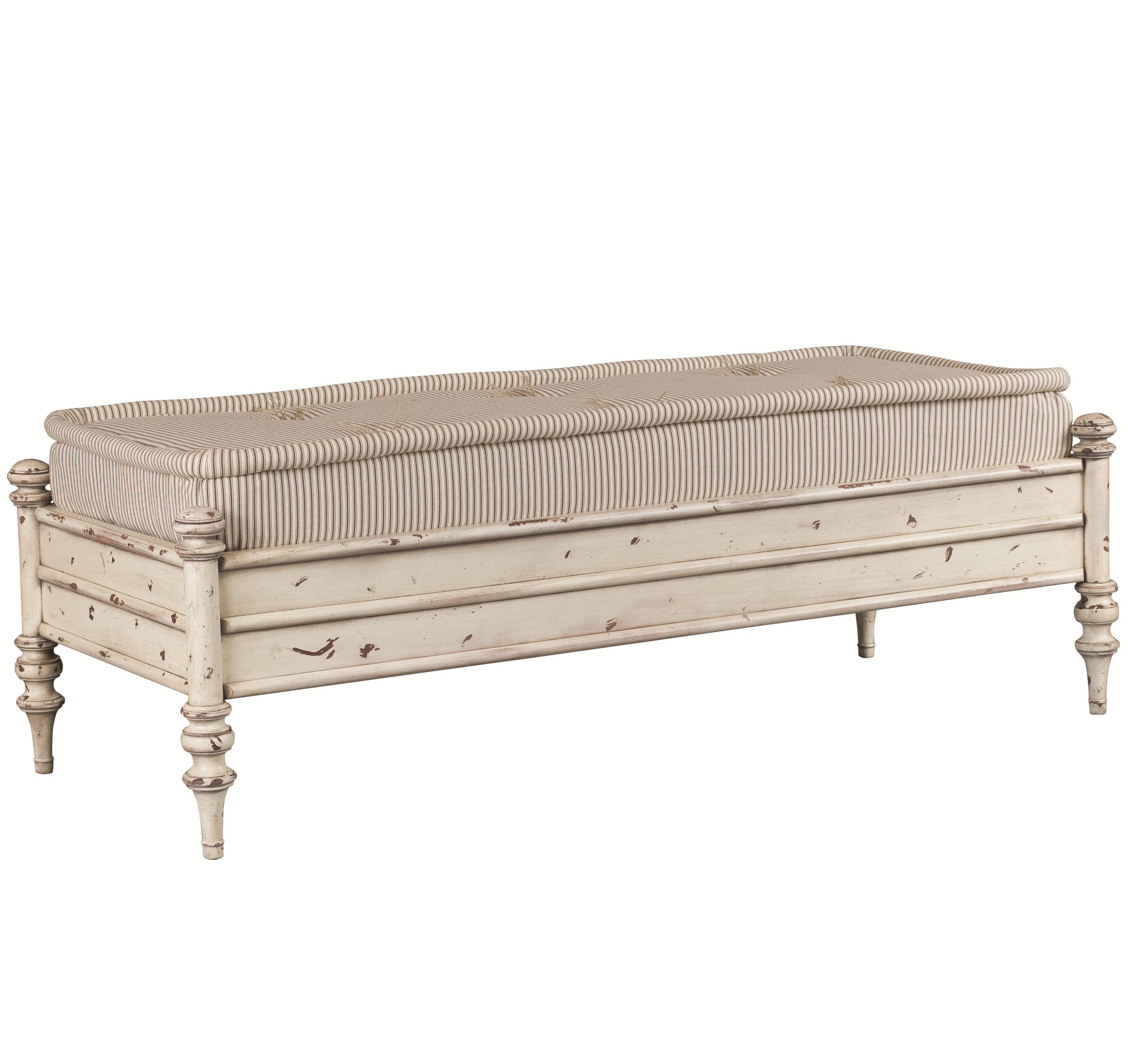 Linwood Furniture Modern Bungalow Baby Day Bed Bench with HandTied